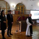 Wykład w klasztorze cystersów w ramach projektu "Mnisi i Hutnicy"
